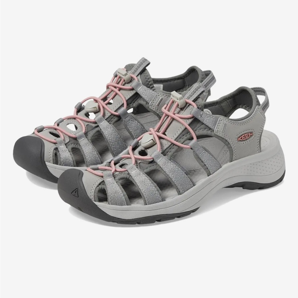Keen Astoria West Gray and Pink Sandals - Picture 6 of 7